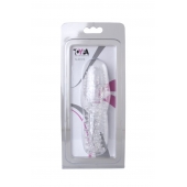 Прозрачная насадка с шишечками и шипами - 13,5 см. - Toyfa Basic - во Владикавказе купить с доставкой