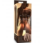 Коричневый мастубратор-вагина Nicole s Kitty - Blush Novelties - во Владикавказе купить с доставкой