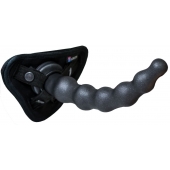 Чёрная насадка BALLS 3 - 22 см. - LOVETOY (А-Полимер) - купить с доставкой во Владикавказе