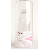 Гелевая прозрачная насадка с 2 отростками - 13 см. - Toyfa Basic - во Владикавказе купить с доставкой