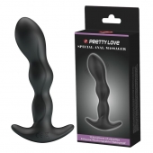 Черный анальный стимулятор простаты с вибрацией Special Anal Massager - 14,5 см. - Baile - во Владикавказе купить с доставкой