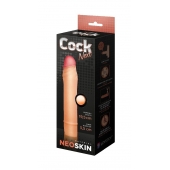 Телесная насадка-удлинитель из неоскин - 19,5 см. - LOVETOY (А-Полимер) - во Владикавказе купить с доставкой