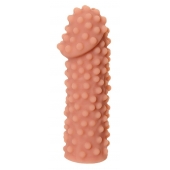 Телесная насадка на фаллос с бугорками KOKOS Extreme Sleeve 10 - 15,8 см. - KOKOS - во Владикавказе купить с доставкой