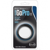 Черно-синее эрекционное кольцо Silicone Go Pro Cock Ring - Blush Novelties - во Владикавказе купить с доставкой