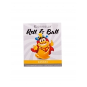 Стимулирующий презерватив-насадка Roll   Ball Banana - Sitabella - купить с доставкой во Владикавказе