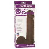 Насадка-реалистик Vac-U-Lock 8  ULTRASKYN Cock - 20,6 см. - Doc Johnson - купить с доставкой во Владикавказе