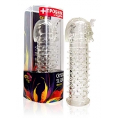 Закрытая прозрачная насадка на пенис Crystal Sleeve Faraon - 13,5 см. - Erowoman-Eroman - во Владикавказе купить с доставкой