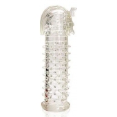 Закрытая прозрачная насадка на пенис Crystal Sleeve Faraon - 13,5 см. - Erowoman-Eroman - во Владикавказе купить с доставкой