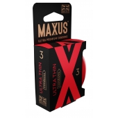 Ультратонкие презервативы в железном кейсе MAXUS Sensitive - 3 шт. - Maxus - купить с доставкой во Владикавказе