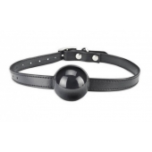 Кляп-шар из силикона с регулирующимся ремнем - Lux Fetish - купить с доставкой во Владикавказе