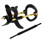 Черно-золотистый экстендер для пениса Sex Expert - Sex Expert - во Владикавказе купить с доставкой