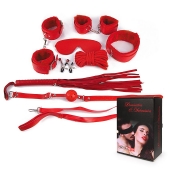 Пикантный красный набор БДСМ - Notabu - купить с доставкой во Владикавказе
