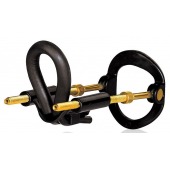 Черный экстендер-растяжитель пениса - Sex Expert - во Владикавказе купить с доставкой