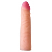 Телесная насадка на Harness с коннектором GREEN LINE - 17,5 см. - LOVETOY (А-Полимер) - купить с доставкой во Владикавказе