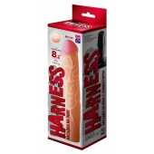 Телесная насадка на Harness с коннектором RED LINE  - 21 см. - LOVETOY (А-Полимер) - купить с доставкой во Владикавказе