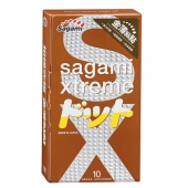 Презервативы Sagami Xtreme FEEL UP с точечной текстурой и линиями прилегания - 10 шт. - Sagami - купить с доставкой во Владикавказе
