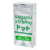 Презервативы Sagami Xtreme Type-E с точками - 10 шт. - Sagami - купить с доставкой во Владикавказе