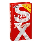 Утолщенные презервативы Sagami Xtreme Feel Long с точками - 10 шт. - Sagami - купить с доставкой во Владикавказе