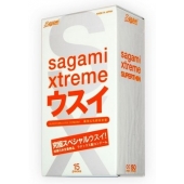 Ультратонкие презервативы Sagami Xtreme SUPERTHIN - 15 шт. - Sagami - купить с доставкой во Владикавказе