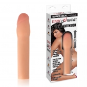 Телесная реалистичная насадка для увеличения члена - 20 см. - Erotic Fantasy - во Владикавказе купить с доставкой