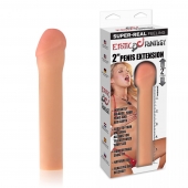 Реалистичная насадка для увеличения члена - 20 см. - Erotic Fantasy - во Владикавказе купить с доставкой