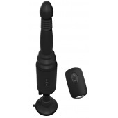 Черный вибромассажер с функцией поступательных движений Ass Thruster - Pipedream - купить с доставкой во Владикавказе