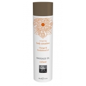 Массажное масло с ароматом апельсина с добавлением сандалового масла - 100 мл. - Shiatsu - купить с доставкой во Владикавказе