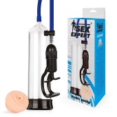 Прозрачная вакуумная помпа с ручным поршнем - Sex Expert - во Владикавказе купить с доставкой