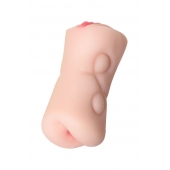 Телесный двусторонний мастурбатор Rich Fruit - вагина и анус - ToyFa - во Владикавказе купить с доставкой