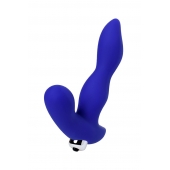 Синий силиконовый вибростимулятор простаты Stroman - 14,5 см. - ToyFa - во Владикавказе купить с доставкой