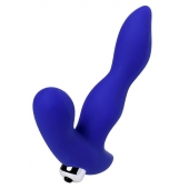 Синий силиконовый вибростимулятор простаты Stroman - 14,5 см. - ToyFa - во Владикавказе купить с доставкой