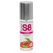 Смазка на водной основе S8 Flavored Lube со вкусом вишни - 125 мл. - Stimul8 - купить с доставкой во Владикавказе