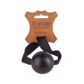 Черный кляп-шар на ремешках с пряжками - Sitabella - купить с доставкой во Владикавказе