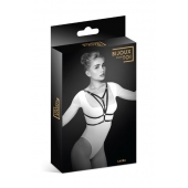 Черная упряжь на грудь Laura - Bijoux Pour Toi - купить с доставкой во Владикавказе