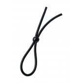 Черное лассо на пенис с одной бусиной - A-toys - во Владикавказе купить с доставкой