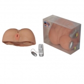 Вагина из киберкожи с присосками и вибрацией - LOVETOY (А-Полимер) - во Владикавказе купить с доставкой