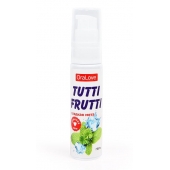 Гель-смазка Tutti-frutti со вкусом сладкой мяты - 30 гр. - Биоритм - купить с доставкой во Владикавказе
