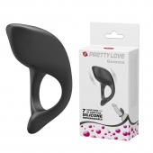 Черное перезаряжаемое эрекционное кольцо Gemma - Baile - во Владикавказе купить с доставкой