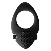 Черное эрекционное виброкольцо Pure Passion Midnight - Lola Games - во Владикавказе купить с доставкой