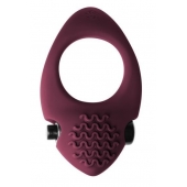 Бордовое эрекционное виброкольцо Pure Passion Midnight - Lola Games - во Владикавказе купить с доставкой