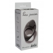 Черное эрекционное виброкольцо Pure Passion Moonshine - Lola Games - во Владикавказе купить с доставкой