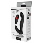 Черный вибромассажер простаты SWIRLING P-PLEASER - Dream Toys - во Владикавказе купить с доставкой