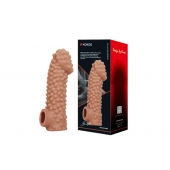 Насадка на фаллос с бугорками - 17,6 см. - KOKOS - во Владикавказе купить с доставкой