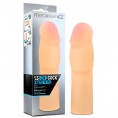 Телесная насадка-удлинитель на пенис PERFORMANCE 1.5INCH COCK XTENDER - 16 см. - Blush Novelties - во Владикавказе купить с доставкой