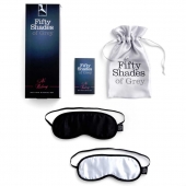 Набор из двух масок на глаза Soft Blindfold Twin Pack - Fifty Shades of Grey - купить с доставкой во Владикавказе