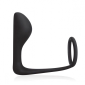 Стимулятор простаты с фиксацией эрекционным кольцом Prostate Gear - BlueLine - во Владикавказе купить с доставкой