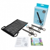 Набор из 3 черных шприцев для лубриканта - b-Vibe - купить с доставкой во Владикавказе