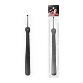 Черная гладкая классическая шлепалка с ручкой - 48 см. - Notabu - купить с доставкой во Владикавказе