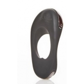 Черное эрекционное виброкольцо с двумя виброэлементами ATOM PLUS - Hot Octopuss - во Владикавказе купить с доставкой