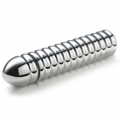 Рельефный фаллос для интенсивного электросекса Groovey George - 20 см. - MyStim - купить с доставкой во Владикавказе